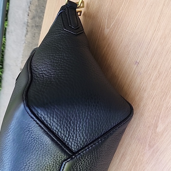 J.CREW Black Pebbled Leather Tartine Mini-Satchel - Picture 6 of 13